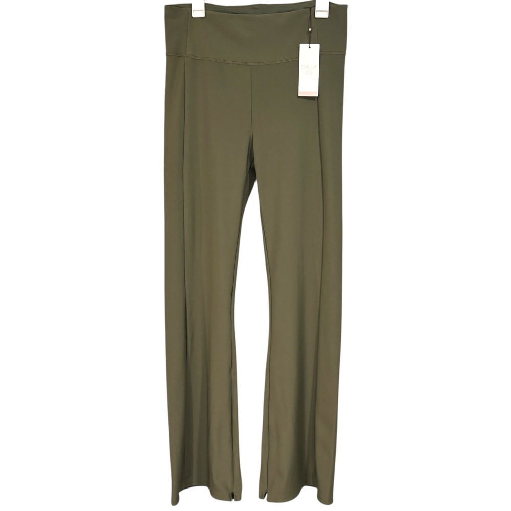 NEW Calia Sculpt Flare with Zip Dark Olive Athletic Pants Womens Size XL NWT